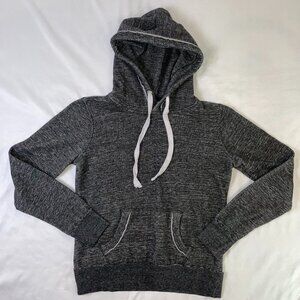 Reflex Boys Size S Hoodie Heather Gray White Trim Long Sleeves